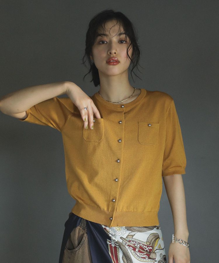 Green Parks「コンパクトポケットカーディガン」|カーディガン|