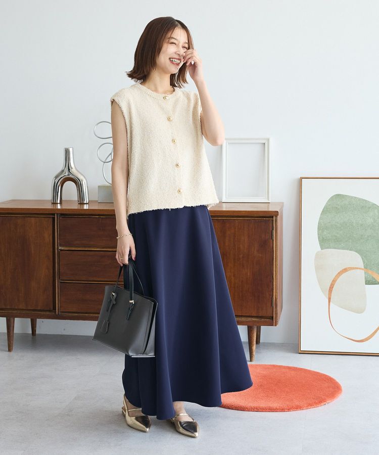Green Parks「・swing by ロングフレアスカート」|フレア|