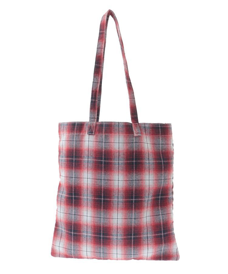 Green Parks「SPALDING別注 ネルチェックバッグ」|トートバッグ|