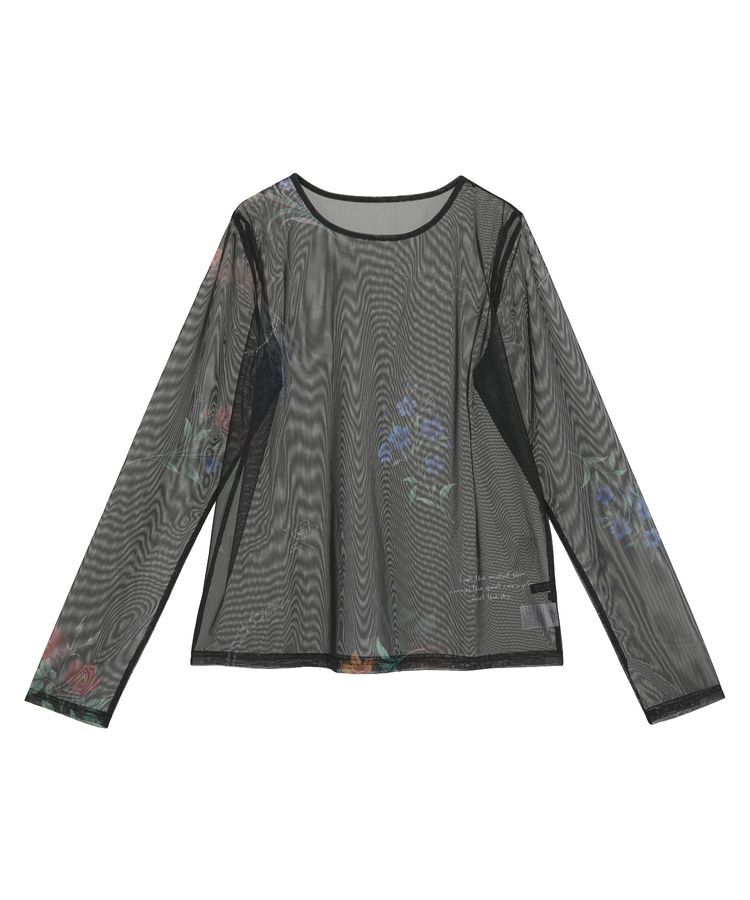 Green Parks「・SUGAR SPOON フラワーptシアーロンTEE」|Tシャツ・カットソー|