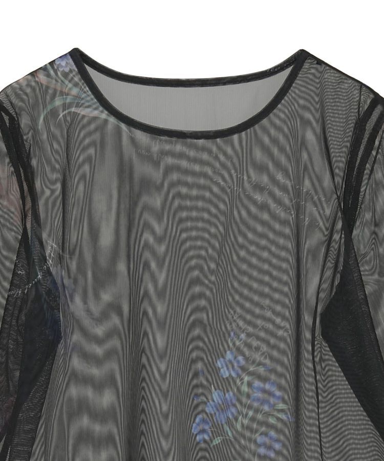 Green Parks「・SUGAR SPOON フラワーptシアーロンTEE」|Tシャツ・カットソー|