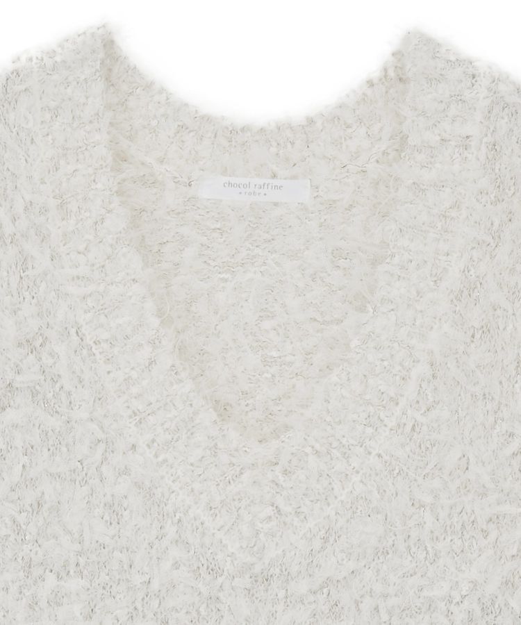 Green Parks「フェザーヤーンニットベスト」|ベスト・ジレ|