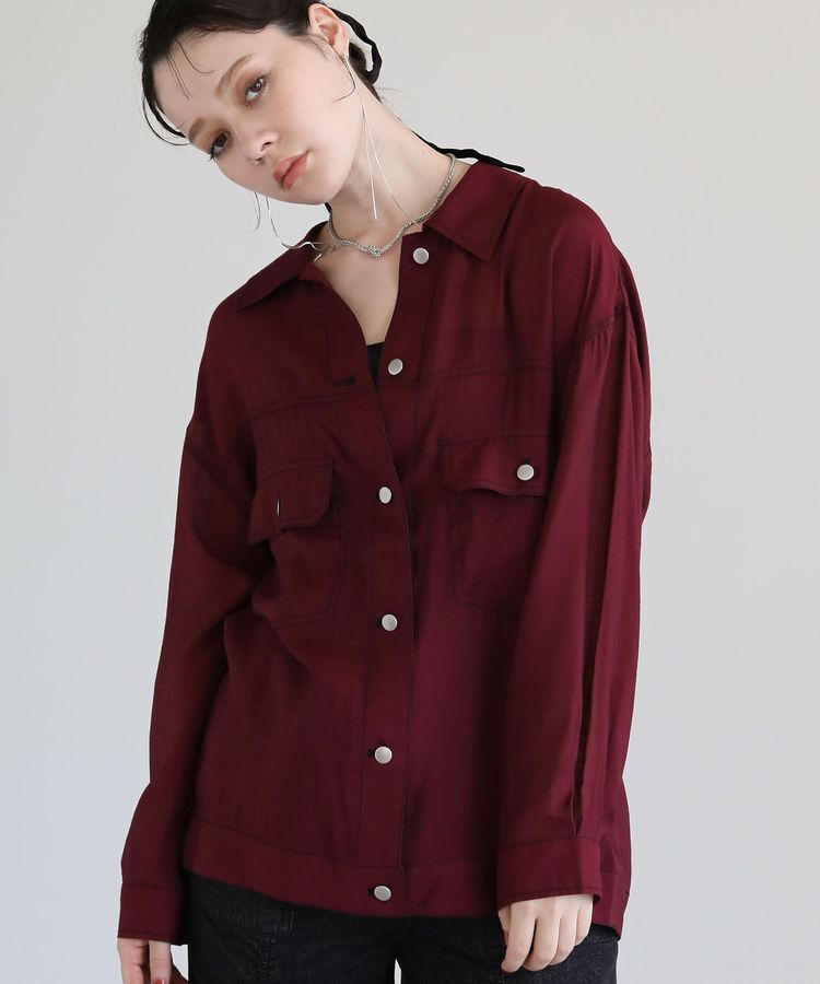 Green Parks「・ELENCARE DUE カラーステッチシアーGジャンⅡ」|テーラードジャケット|