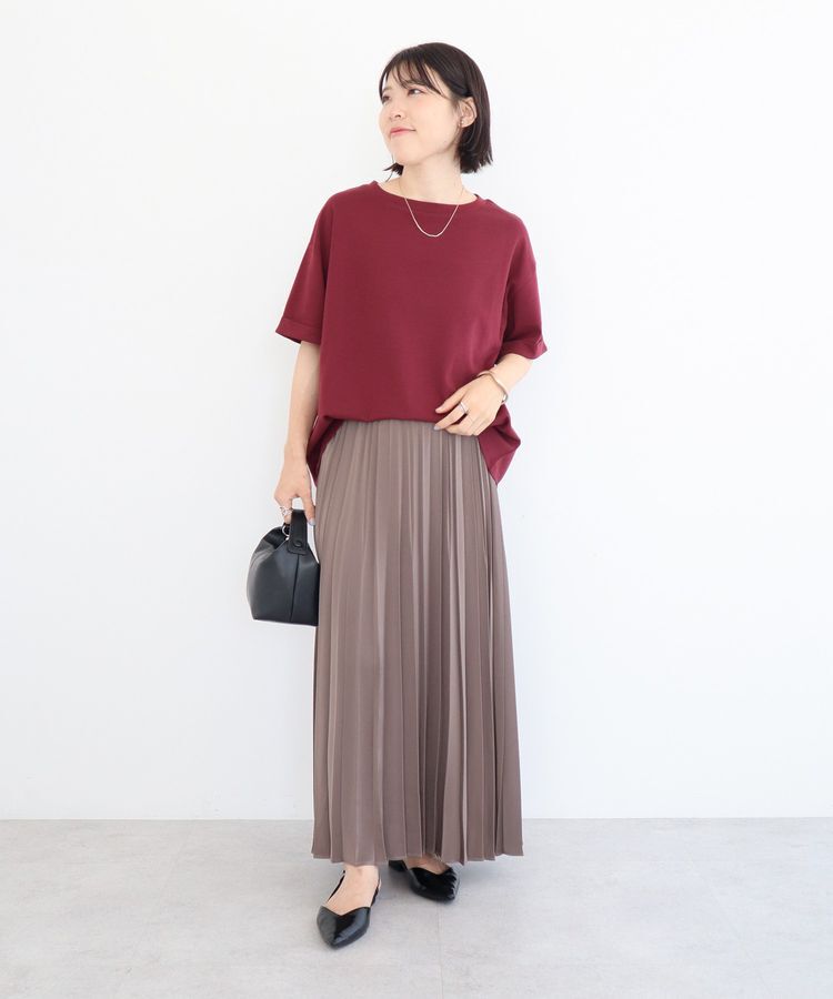Green Parks「サテン変形プリーツスカート」|スカート|