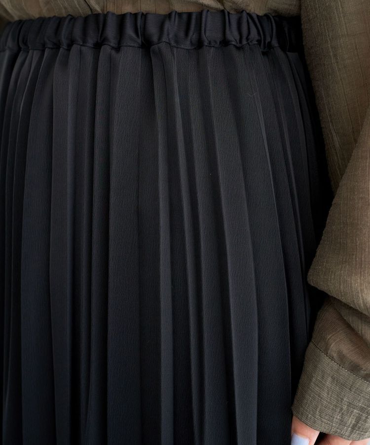 Green Parks「サテン変形プリーツスカート」|スカート|