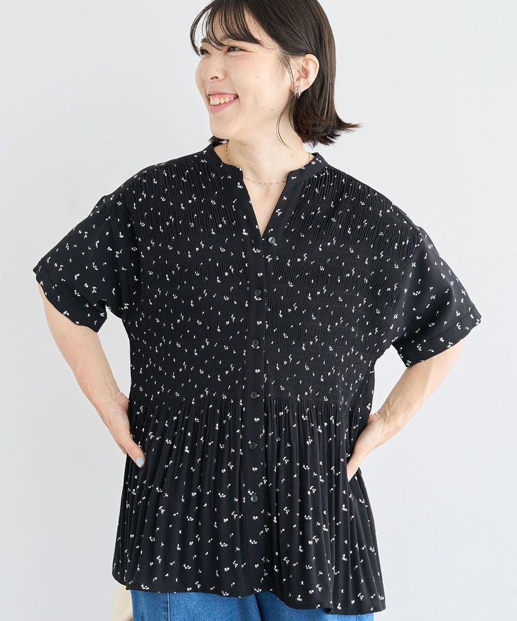 armonia「マジョリカプリーツスキッパーブラウス」|シャツ・ブラウス|