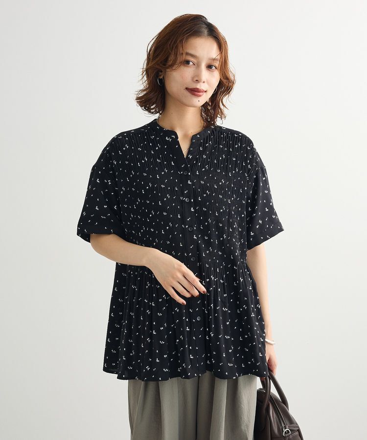 armonia「マジョリカプリーツスキッパーブラウス」|シャツ・ブラウス|