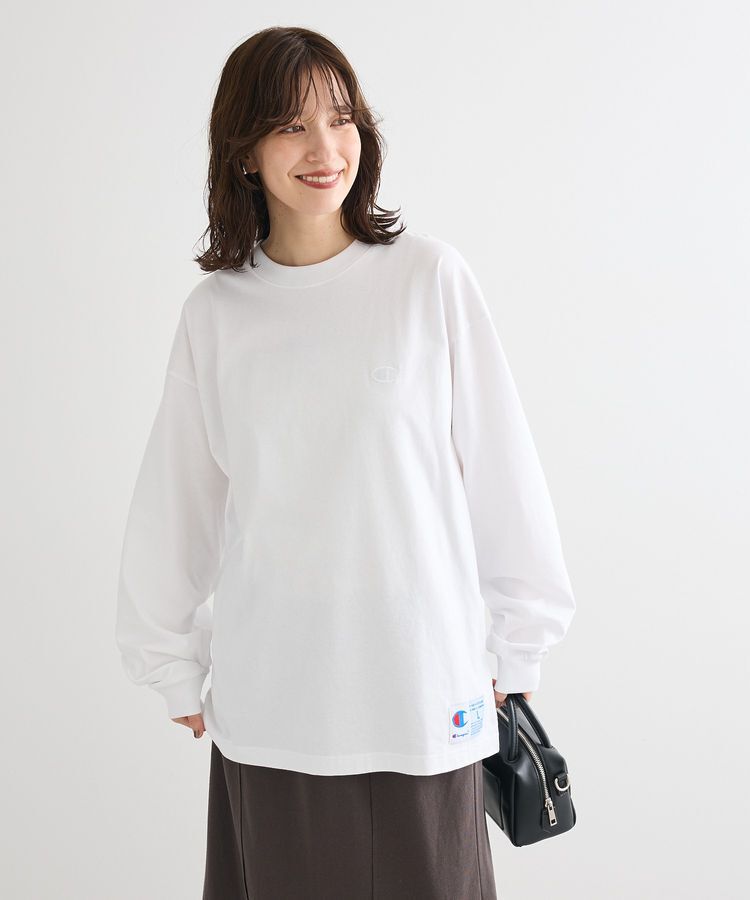 Green Parks「■Champion LONG SLEEVE T-SHIRT」|Tシャツ・カットソー|White
