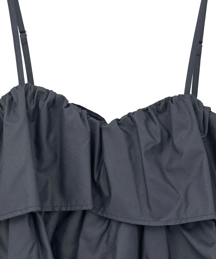 Green Parks「・SUGAR SPOON レザーライクティアードキャミ」|ベスト・ジレ|