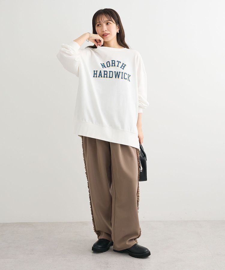 Green Parks「カレッジロゴ裏毛チュニック」|チュニック|