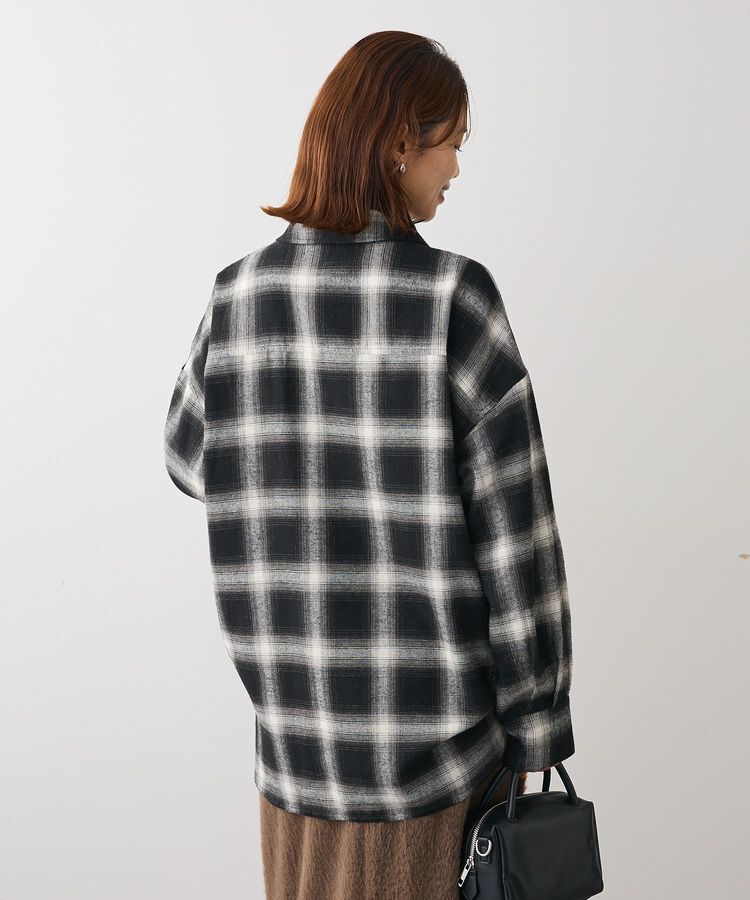 Green Parks「・ELENCARE DUE 2wayチェックビックシャツ」|チュニック|