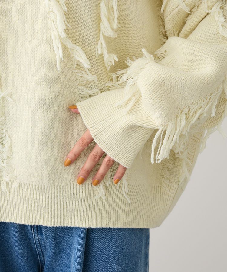 Green Parks「フリンジニットプルオーバー」|ニット・セーター|