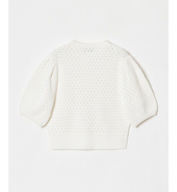 LOULOU WILLOUGHBY「【LOULOU WILLOUGHBY】アイレットポインテールカーディガン」|カーディガン|