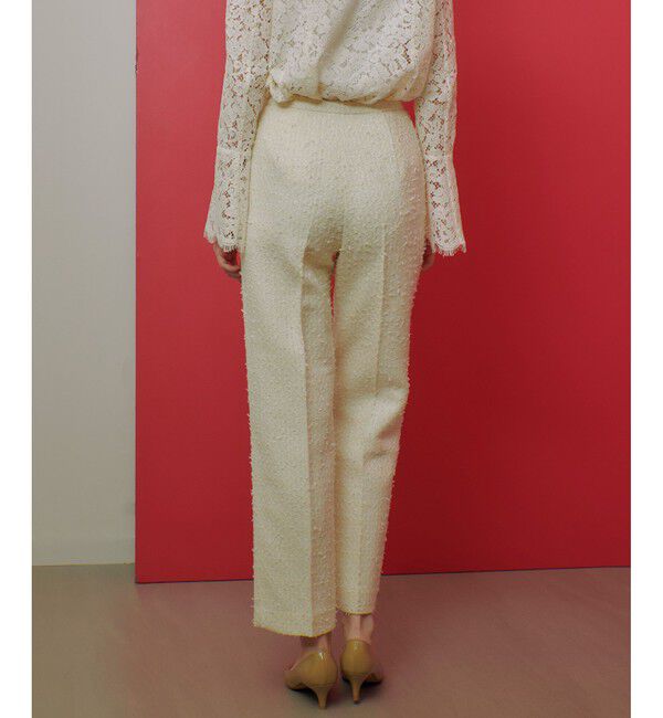 LOULOU WILLOUGHBY「【LOULOU WILLOUGHBY】ファンシーツイードパンツ」|スラックス|