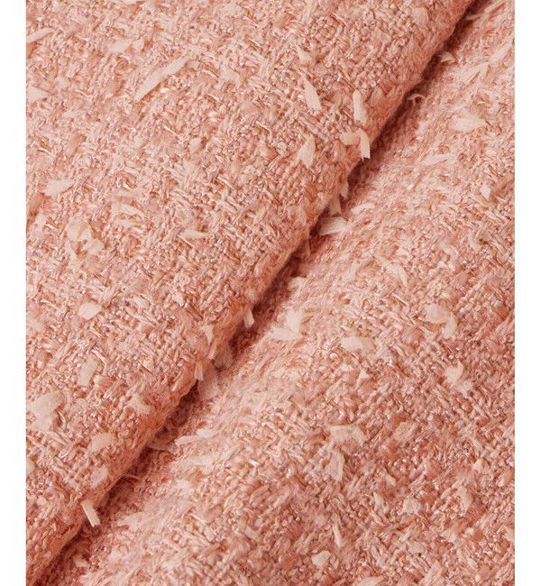 LOULOU WILLOUGHBY「【LOULOU WILLOUGHBY】ファンシーツイードクルージャケット」|ノーカラージャケット|