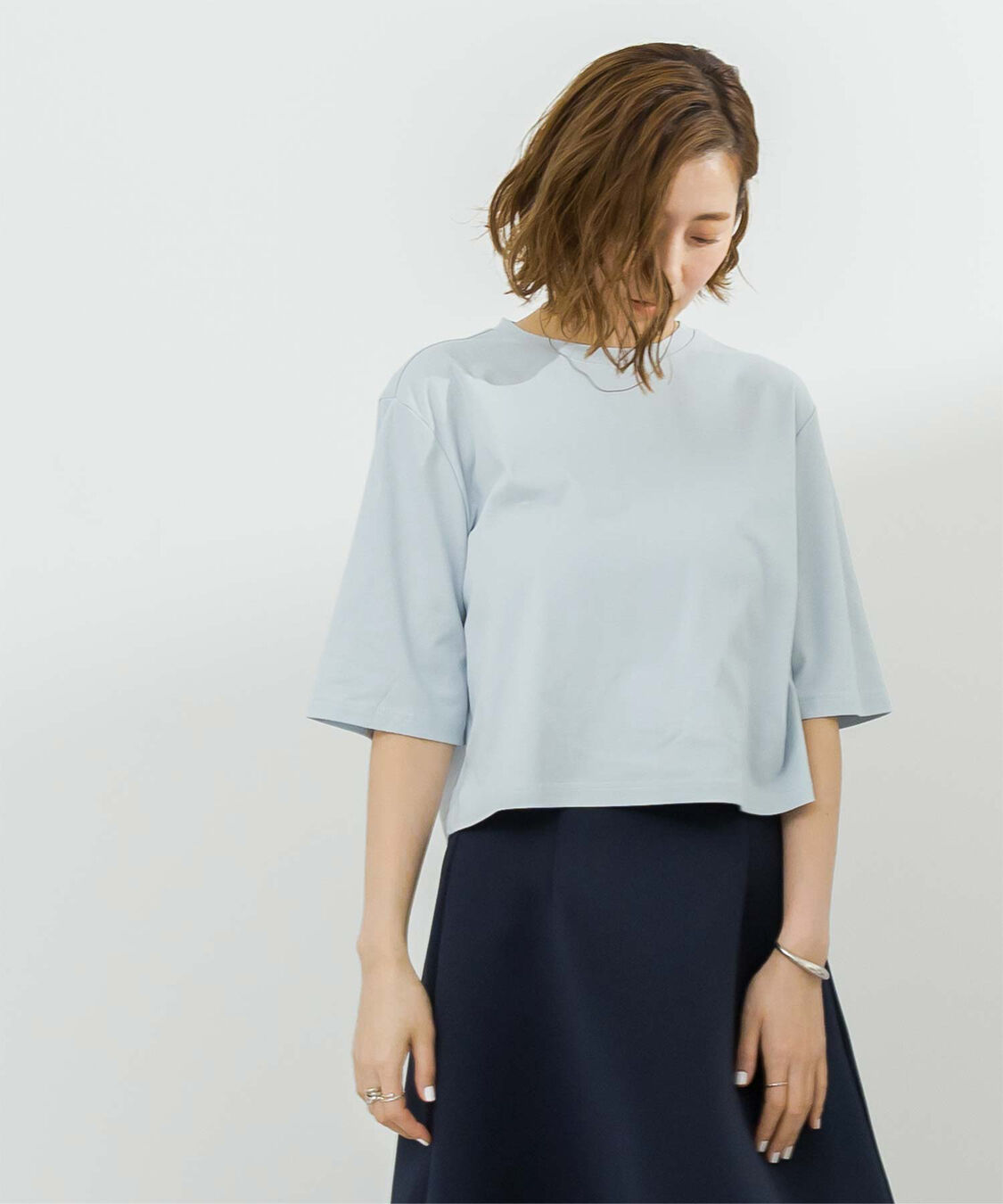 ur's「汗染み防止クロップドTシャツ」|Tシャツ・カットソー|