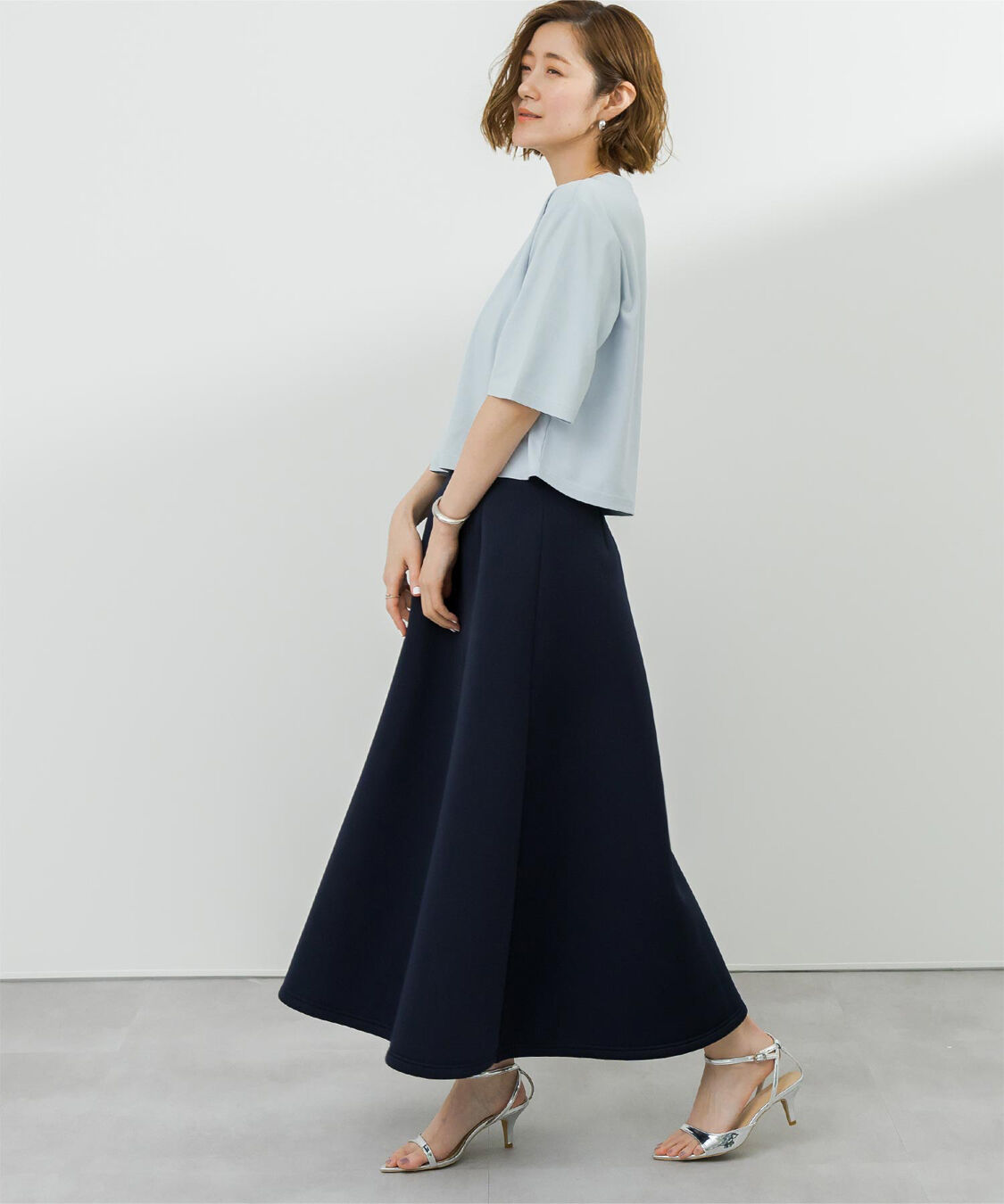 ur's「汗染み防止クロップドTシャツ」|Tシャツ・カットソー|