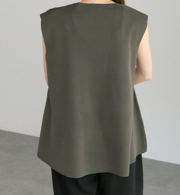  「スポンディッシュVネックニットベスト」|ニット・セーター|