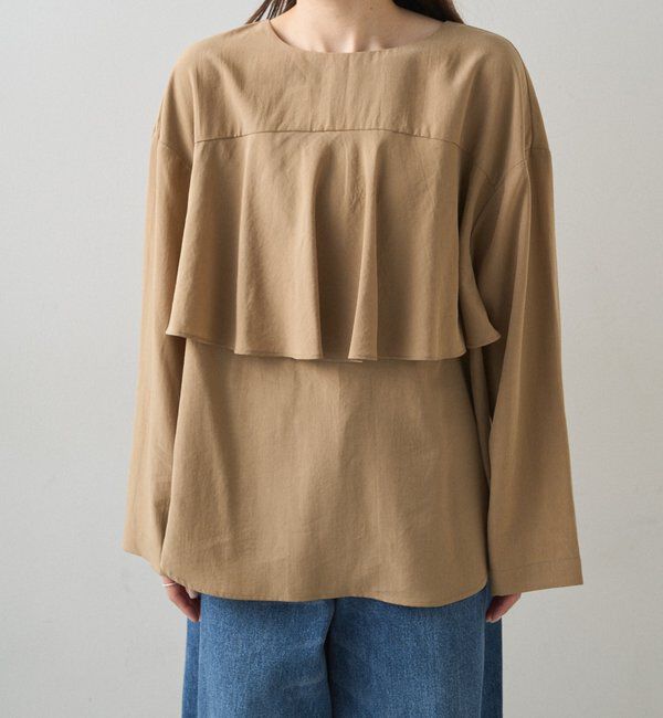  「2WAYラッフルブラウス」|シャツ・ブラウス|