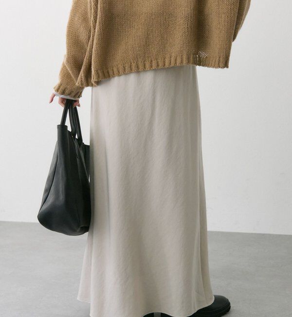  「【インフルエンサーセレクト】ソフトツイルバイヤススカート」|スカート|