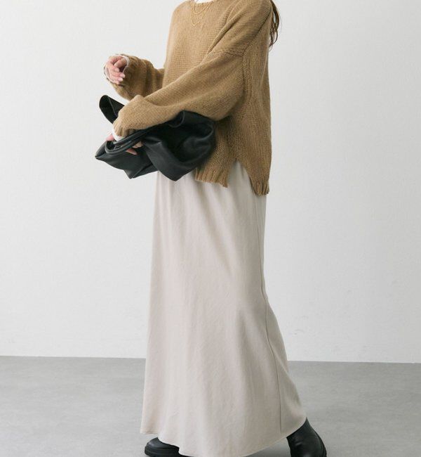  「【インフルエンサーセレクト】ソフトツイルバイヤススカート」|スカート|