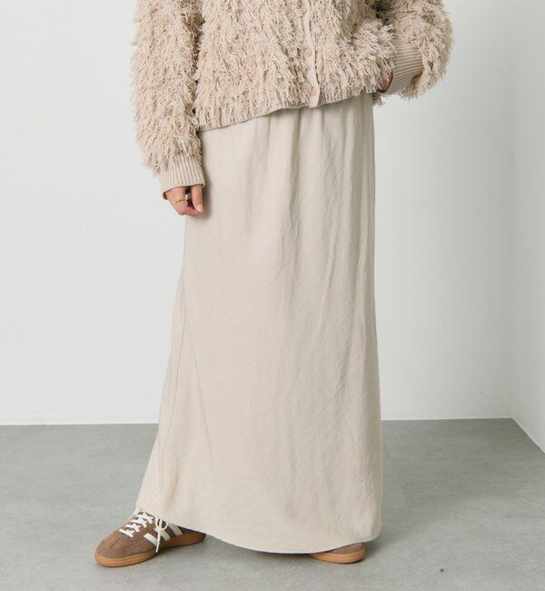 「【インフルエンサーセレクト】ソフトツイルバイヤススカート」|スカート|