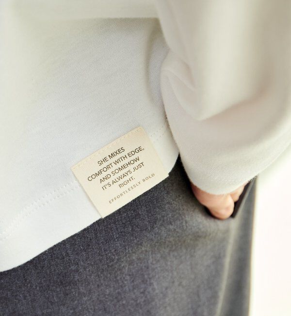  「スムース起毛2WAYヘンリーネックカットソー」|プルオーバー|