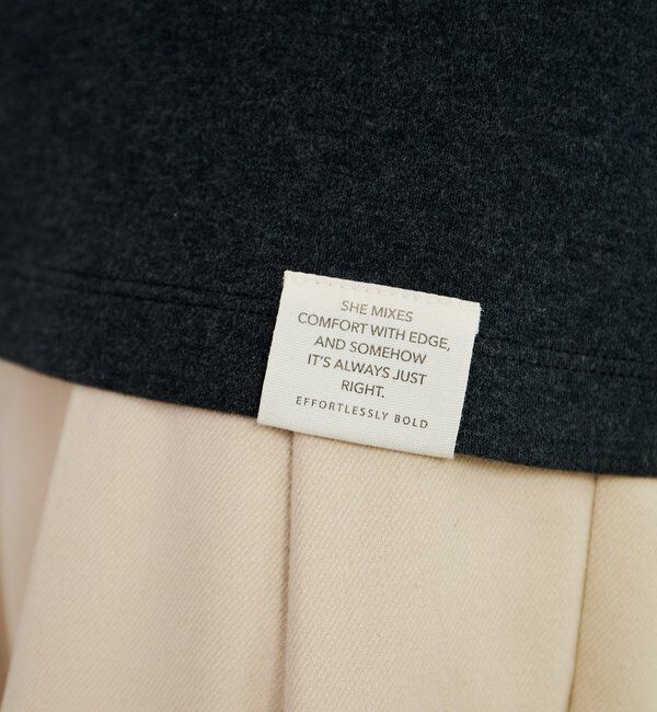  「スムース起毛2WAYヘンリーネックカットソー」|プルオーバー|