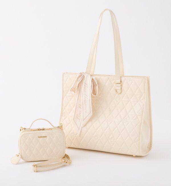  「【LouLoumei】スカーフ付きキャリーオントート/自立可能」|トートバッグ|