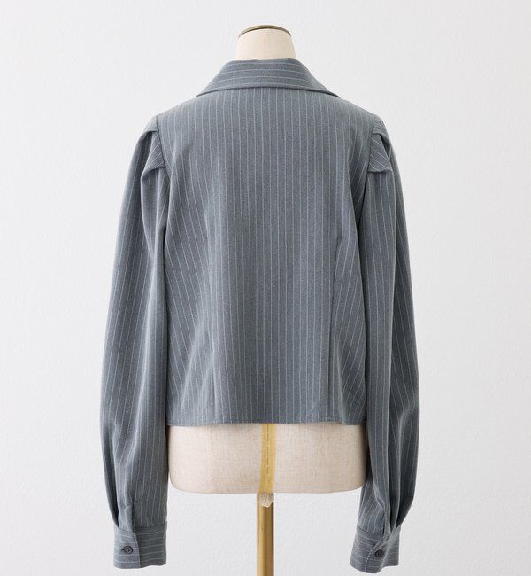  「刺繍入りボウタイブラウス／リボン取り外し可」|シャツ・ブラウス|