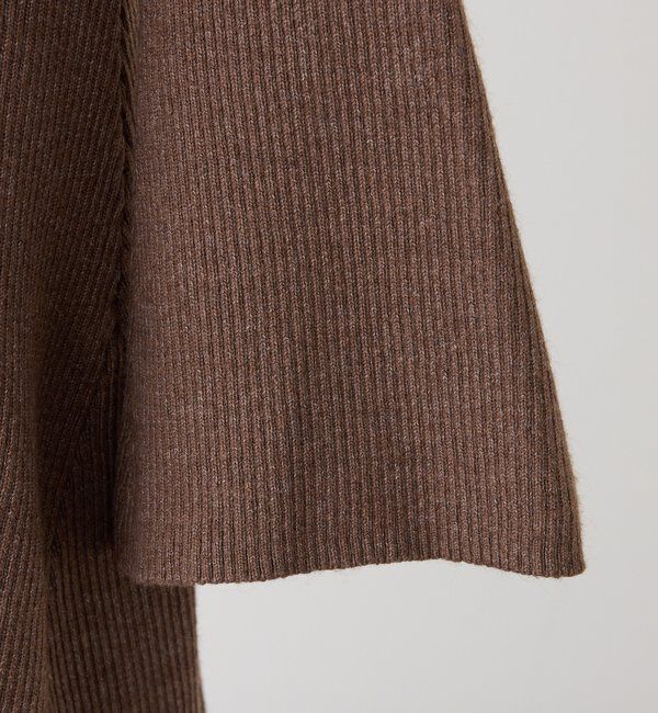  「襟付き金ボタンニットロングワンピース」|ワンピース|