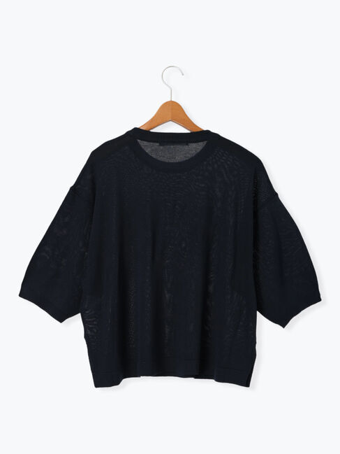 Lugnoncure「麻タッチロゴアソートシアーニット」|ニット・セーター|