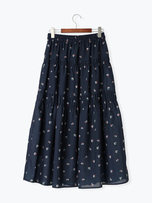 Te chichi TERRASSE「【日比谷花壇コラボ】プリントシャーリングスカート（セットアップ可）」|スカート|