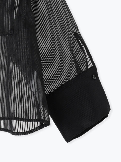 Te chichi「シアーコードストライプシャツジャケット」|その他|