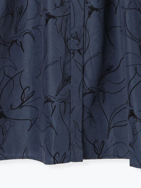 Te chichi TERRASSE「アートラインフリルネックブラウス」|シャツ・ブラウス|