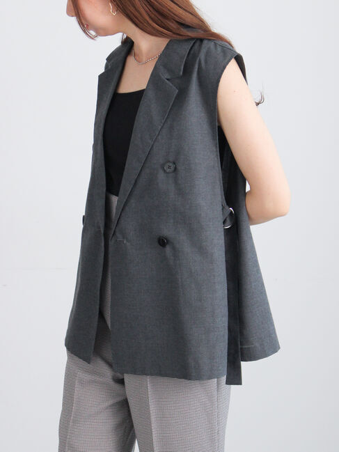 Te chichi「サイドオープンライトジレ」|ダウンベスト・ベスト|