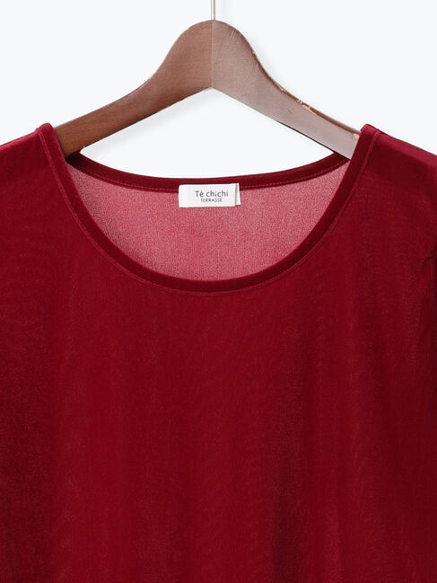 Te chichi TERRASSE「シアーベロアパフトップス」|その他|