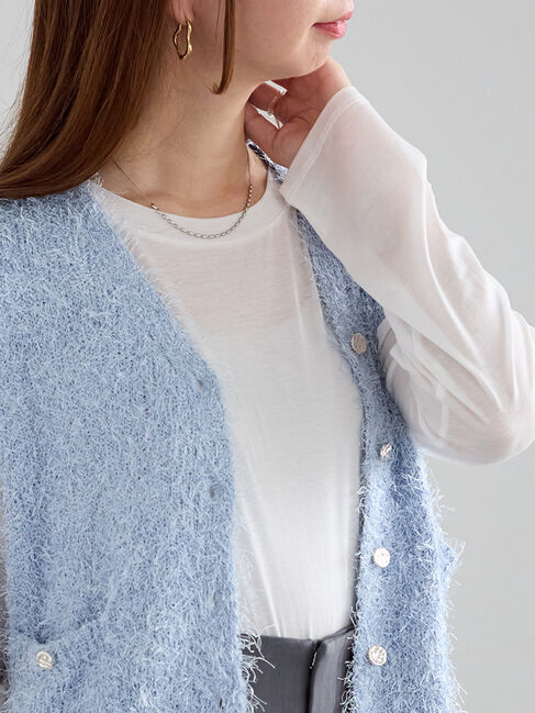 Te chichi「シルケット天竺ロングスリーブTee」|Tシャツ・カットソー|オフホワイト