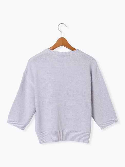 Lugnoncure「テープヤーンクルーネックニット」|ニット・セーター|