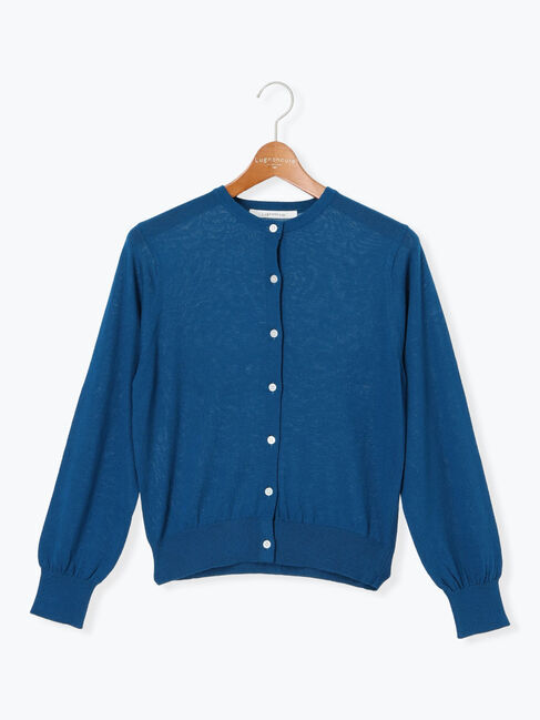 Lugnoncure「コットンクルーネックカーディガン」|カーディガン|