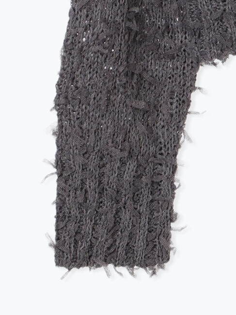 Te chichi TERRASSE「Vネックチュールフリンジカーディガン」|カーディガン|