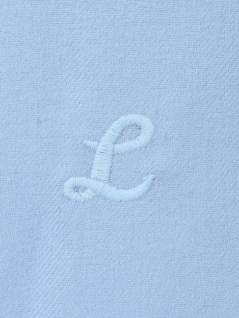 Lugnoncure「刺繍入りバンドカラーシャツ」|シャツ・ブラウス|