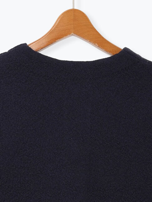 Lugnoncure「金釦配色ニットジャケット」|カーディガン|