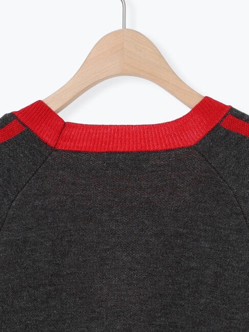 Samansa Mos2「袖ラインVネックカーディガン」|カーディガン|