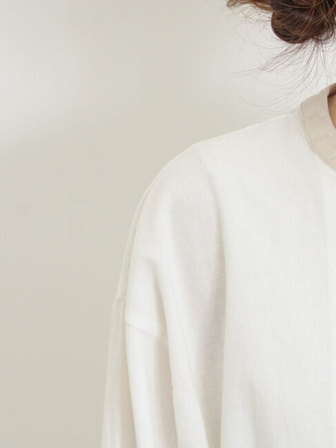 Samansa Mos2「柄アソートクレリックチュニック」|シャツ・ブラウス|