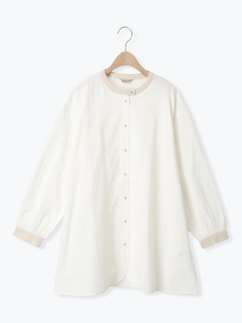 Samansa Mos2「柄アソートクレリックチュニック」|シャツ・ブラウス|