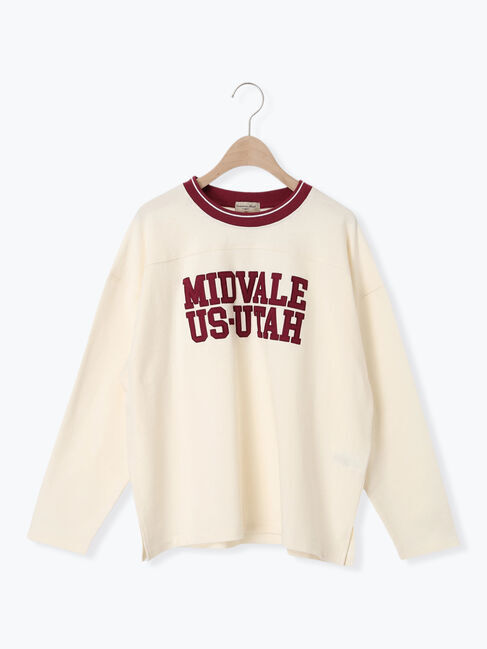 Samansa Mos2「ワッペンロゴスウェット」|Tシャツ・カットソー|