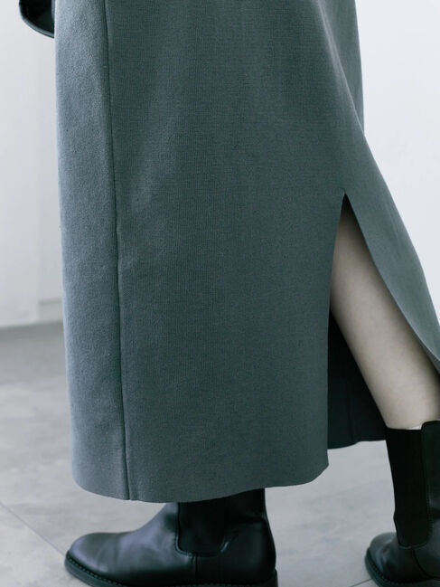 Samansa Mos2 blue「◎ニットタイトスカート」|スカート|