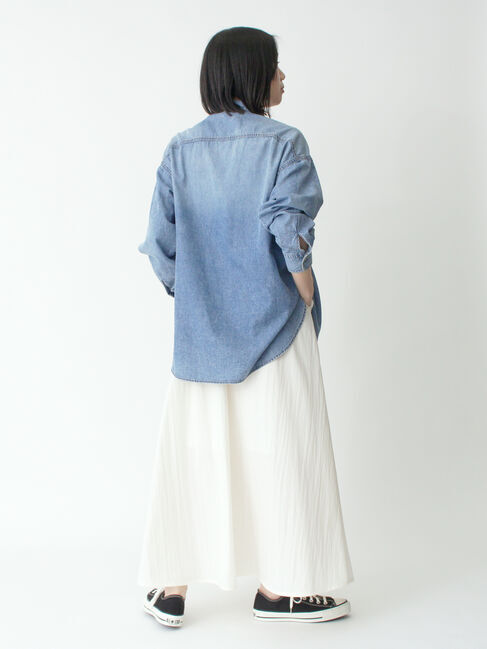 sm2rhythm「ワッシャーギャザースカート」|スカート|