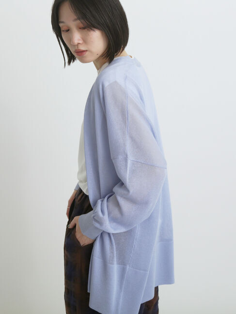 sm2rhythm「シアーロングカーディガン」|カーディガン|